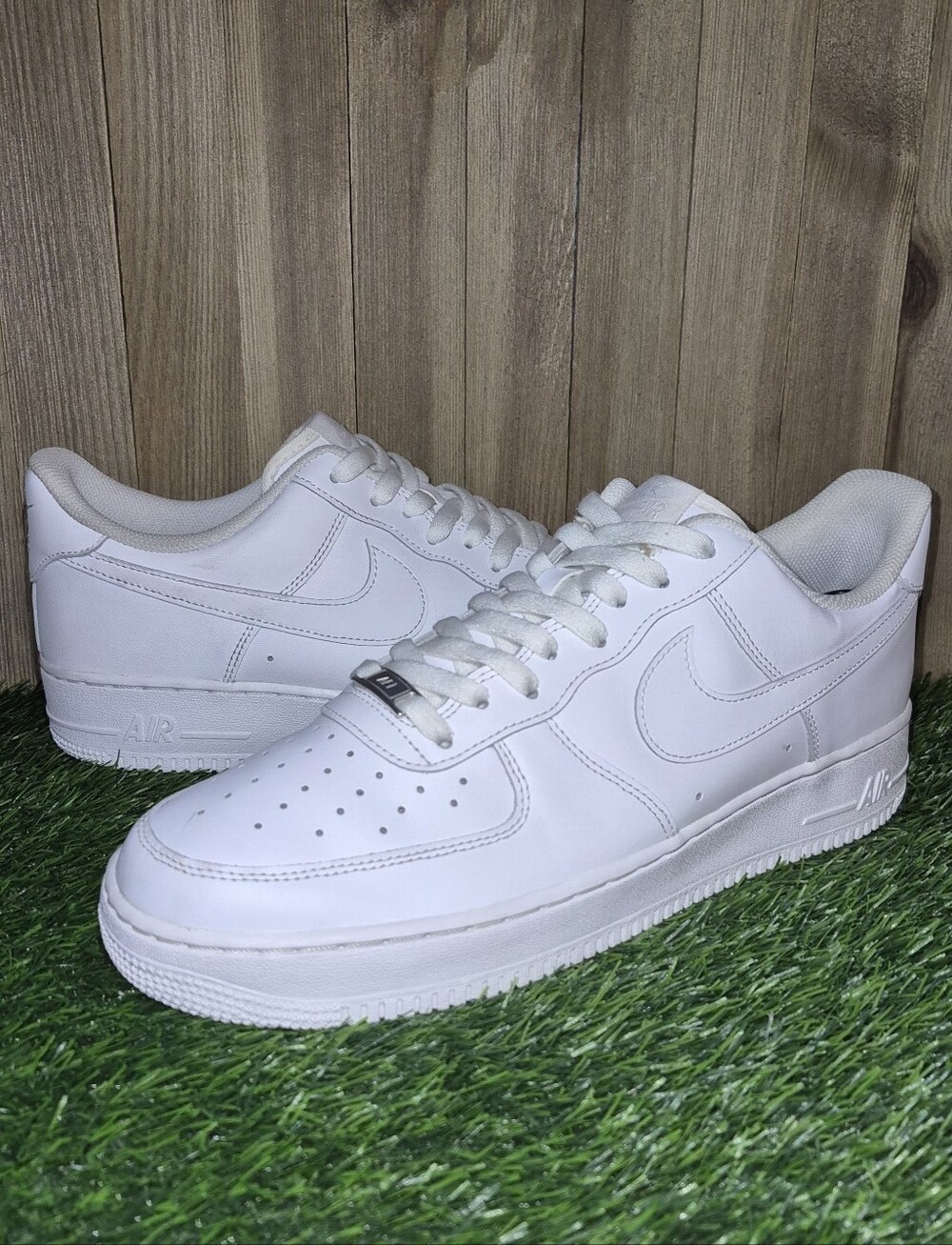 NIKE AIR FORCE 1 ‘07 "TRIPLE WHITE" Men's Size 12